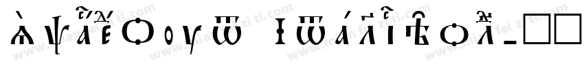 SpacedOut ItalicBold字体转换